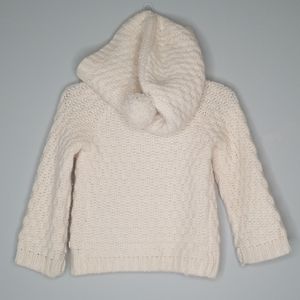 {Burberry} Children Cream Cashmere Hooded Sweater